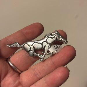 Sterling Silver Horse Pin